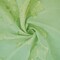 Light Green-Gold-Silver Nylon Metallic Floral Organza Woven Fabric By the Yard